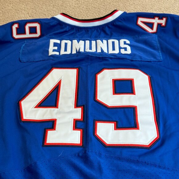 Tremaine Edmunds NFL Buffalo Bills Jersey #49 Nike Players On Field Size 52 - Picture 6 of 13